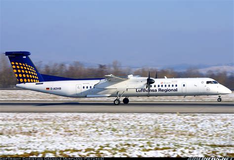 Bombardier Dhc 8 402 Q400 Lufthansa Regional Augsburg Airways Aviation Photo 1451374