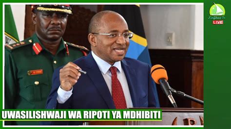 Live Uwasilishwaji Wa Ripoti Ya Mdhibiti Na Mkaguzi Mkuu Wa Hesabu