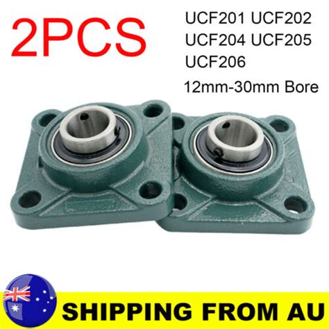 UCF 4 Bolt Flange Pillow Block Bearing Self Aligning Foot Housing 12