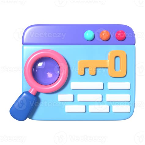 Keyword 3d Illustration Icon 37081536 Png