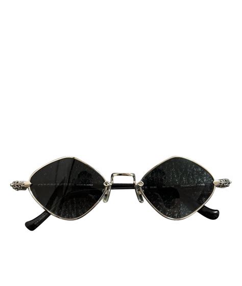 CHROME HEARTS Серые металлические солнцезащитные очки для женщин ...