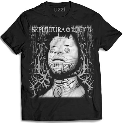 Camiseta Sepultura Roots Camisa De Rock PB Shopee Brasil