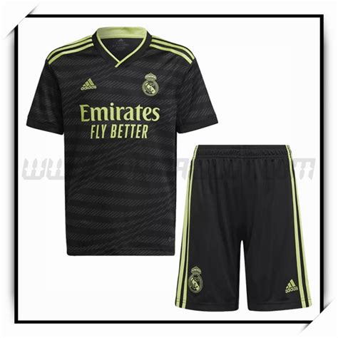 Boutique Vente Nouveau Ensemble Maillot Real Madrid Third Enfant