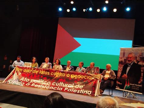 DF Ato político cultural celebra a Resistência Nacional Palestina A