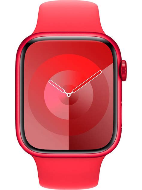 Apple Watch Series 9 Cellular Aluminium 45mm Αδιάβροχο με Esim και Παλμογράφο Product Red με