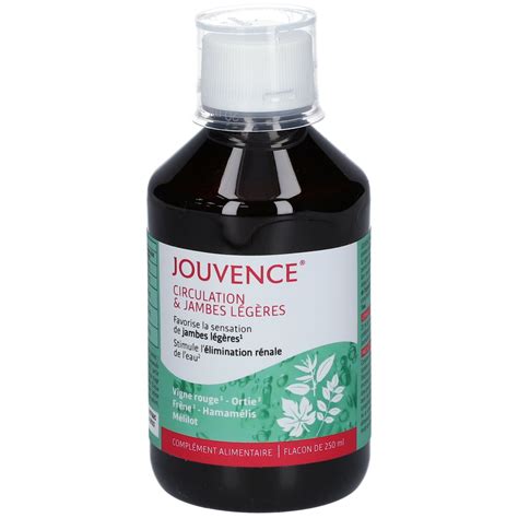 JOUVENCE Circulation Jambes légères Solution buvable 250 ml Redcare