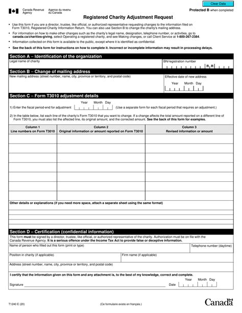 Cra T Fillable Form Printable Forms Free Online