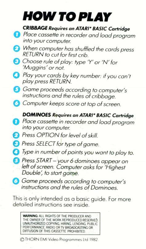 Printable Rules For Dominoes