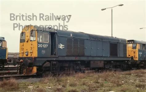 35mm Negative Br British Railway Diesel Loco Class 20 20127 At Thornaby 1991 £3 99 Picclick Uk