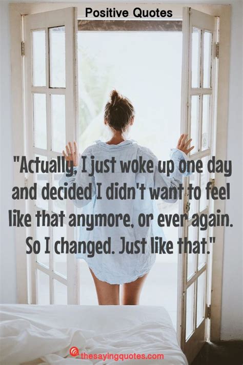 Actually I Just Woke Up One Day And Decided I Didn T Want To Feel