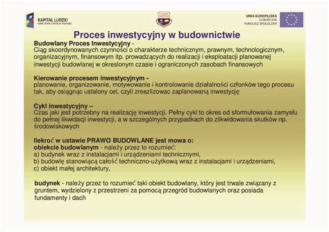 Proces Inwestycyjny W Budownictwie Notatek Pl