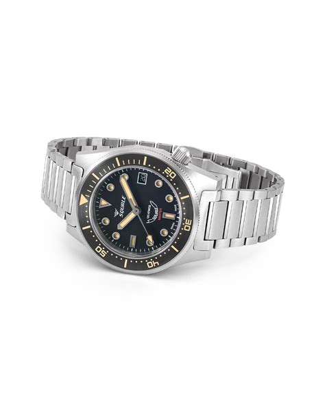 Squale Master Titanium Atm Mastibkbk Ti Watch Watchbandit