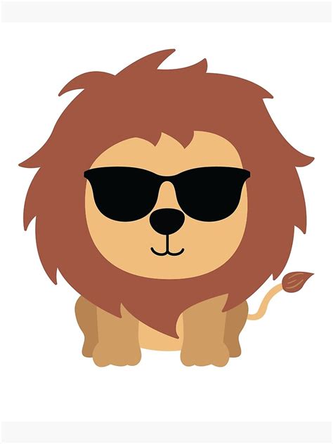 Lion Emoji Metal Print For Sale By Hippoemo Redbubble