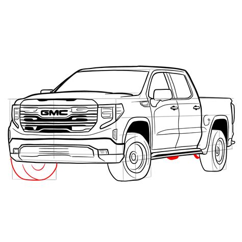 Sketching Rugged Beauty How To Draw A 2020 GMC Sierra