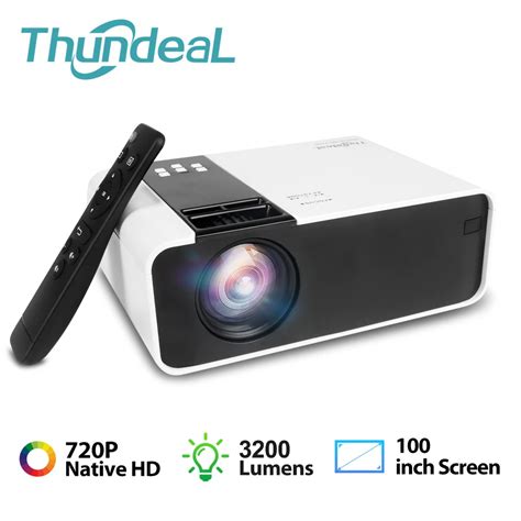 ThundeaL Mini Projetor Port Til HD V Deo 1080P Home Theater Cinema