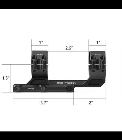 Arken OpticsRigid Precision Mount 34mm - 0 MOA - Solely Outdoors Inc.