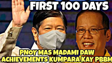 First 100 Days Achievements Ni Pbbm Kinompara Sa 6 Years Ni Pnoy Mga