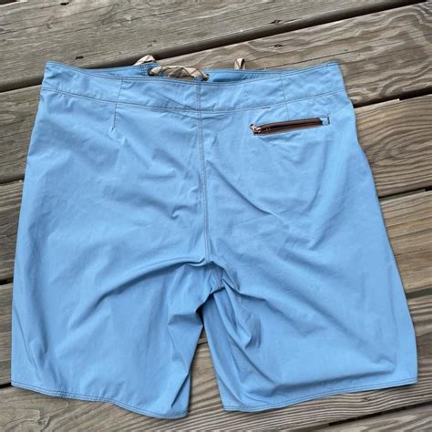 Blue Patagonia Board Shorts Size 34 Pre Owned Like Depop