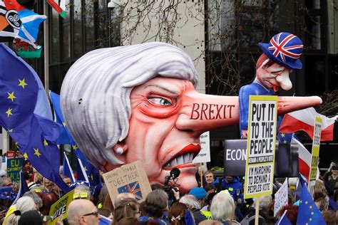 Theresa May Under Pressure As An Estimated 1 Million Anti Brexit