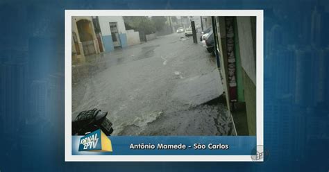 G Chuva R Pida Provoca Pontos De Alagamentos Em S O Carlos Sp