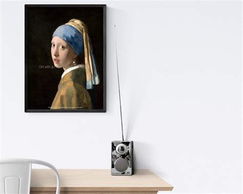 Girl With A Pearl Earring By Johannes Vermeers Art Print Classic