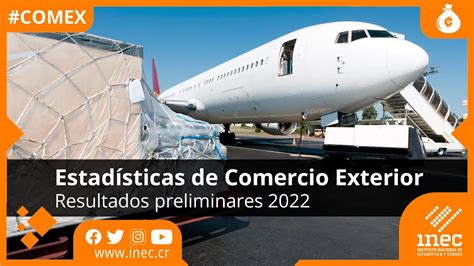 INEC Costa Rica Estadísticas de Comercio Exterior Resultados