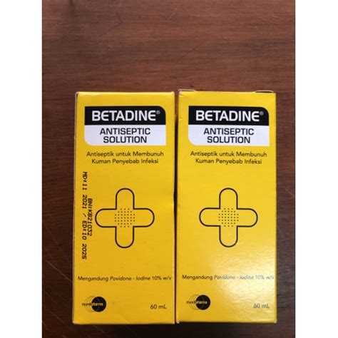 Jual Betadine 60ml Solution Jakarta Barat Safemed Tokopedia