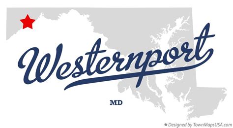 Map of Westernport, MD, Maryland