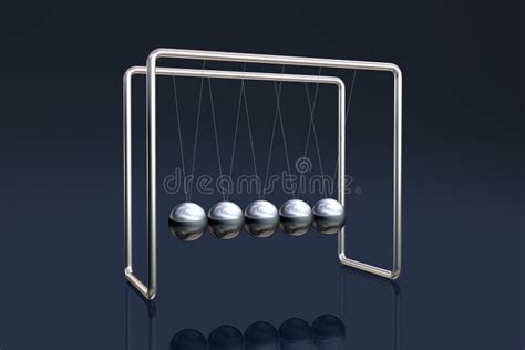 Newton s cradle stock illustration. Illustration of movement - 1243074