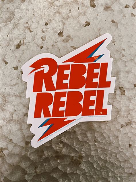 Rebel rebel sticker – Artofit