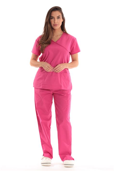 Just Love Just Love Womens Scrub Sets Medical Scrubs Tie Back Hot