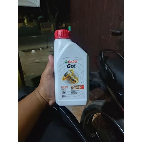 Jual Oli Mesin Castrol Go 4T 20W 40 800 ML Shopee Indonesia