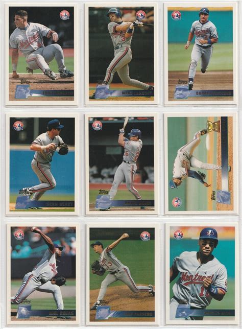 Topps Baseball Montreal Expos Team Set Of Ebay