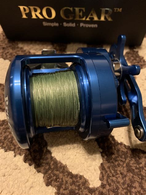 Pro Gear Violator V52 in Blue Star Drag Fishing reel | Bloodydecks