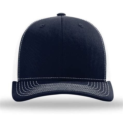 Richardson Navy/White R-Flex Adjustable Trucker Cap