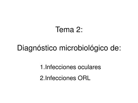 Ppt Tema Diagn Stico Microbiol Gico De Powerpoint Presentation