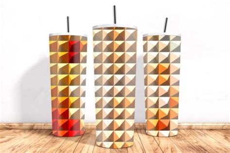 20 Oz Skinny Tumbler Abstract Geometric Graphic By 1xmerch · Creative Fabrica