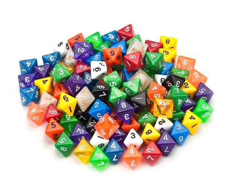 Set Of 100 D8 Dice Gdic 1003