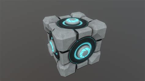 Portal Cube Remake D Model By Cursiveart Cdce F Sketchfab Hot Sex Picture