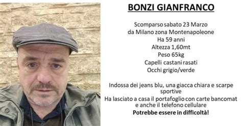 Svolta Nelle Indagini Per Il Ritrovamento Di Gianfranco Bonzi Cosa C