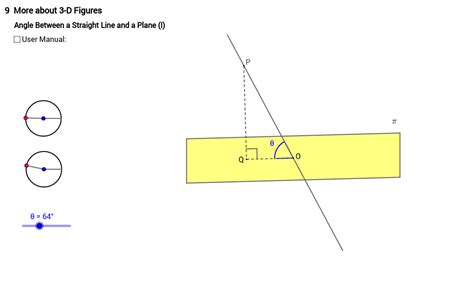 Angle between a Line and a Plane: Formulas, Equation, Videos, Examples