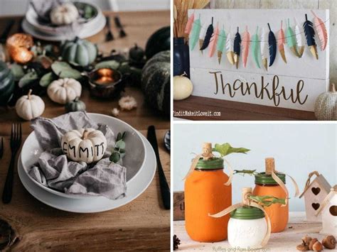 Cheap And Easy Diy Thanksgiving Decorations Awesome Alice