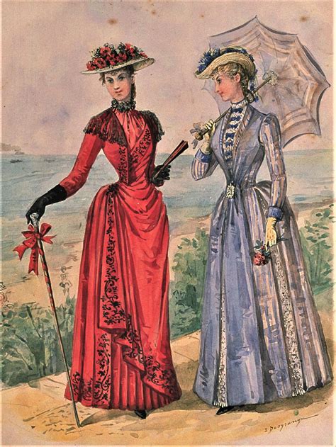 La Mode Illustree 1889 Victorian Era Fashion Historical Fashion