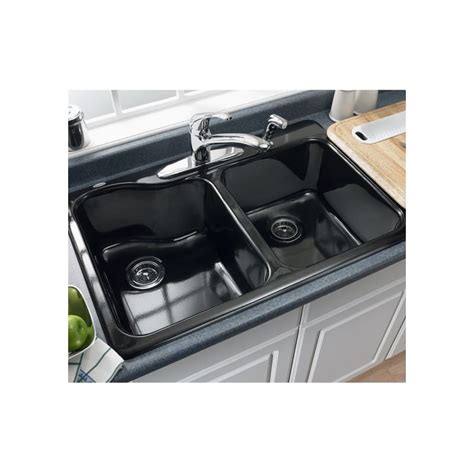 American Standard Silhouette Double Bowl Kitchen Sink | Wow Blog