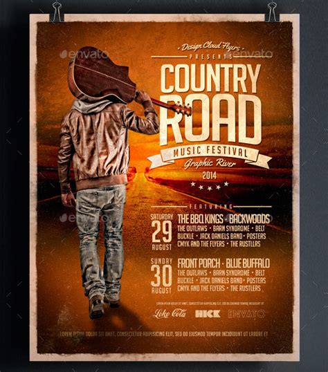 Country Poster Design 21 Free Psd Ai Vector Format Download