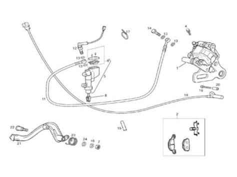 Desp Ece Freno Trasero Derbi Senda Gilera Smt Aprilia Rx Sx