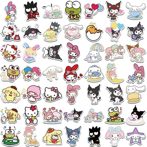 Random Fun Kawaii Sanrio Stickers Hello Kitty And Friends Hello