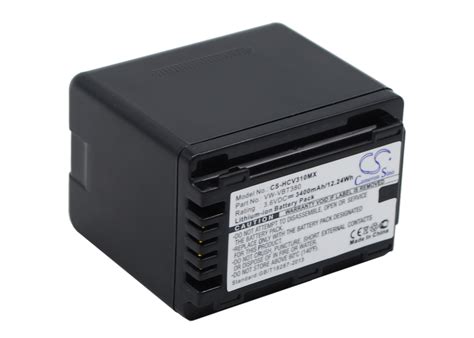 АКБ для Panasonic (VW-VBT380), 3400mAh, Cameron Sino 00000007588 ...