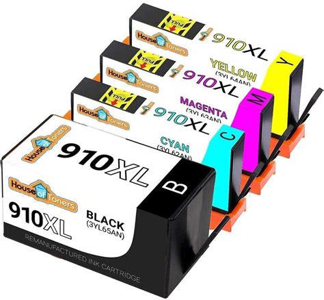 Houseoftoners Remanufactured Ink Cartridge Replacement For Hp 910xl 4