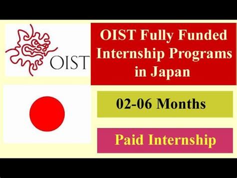 How To Apply For OIST Internship Programs In Japan OIST Research